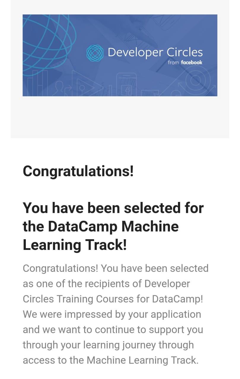 Meta DataCamp Global Scholar