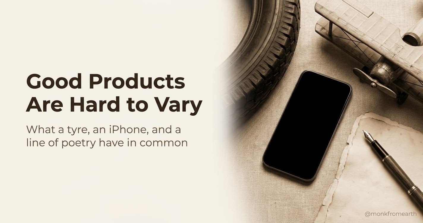 Good Products Are Hard to Vary
