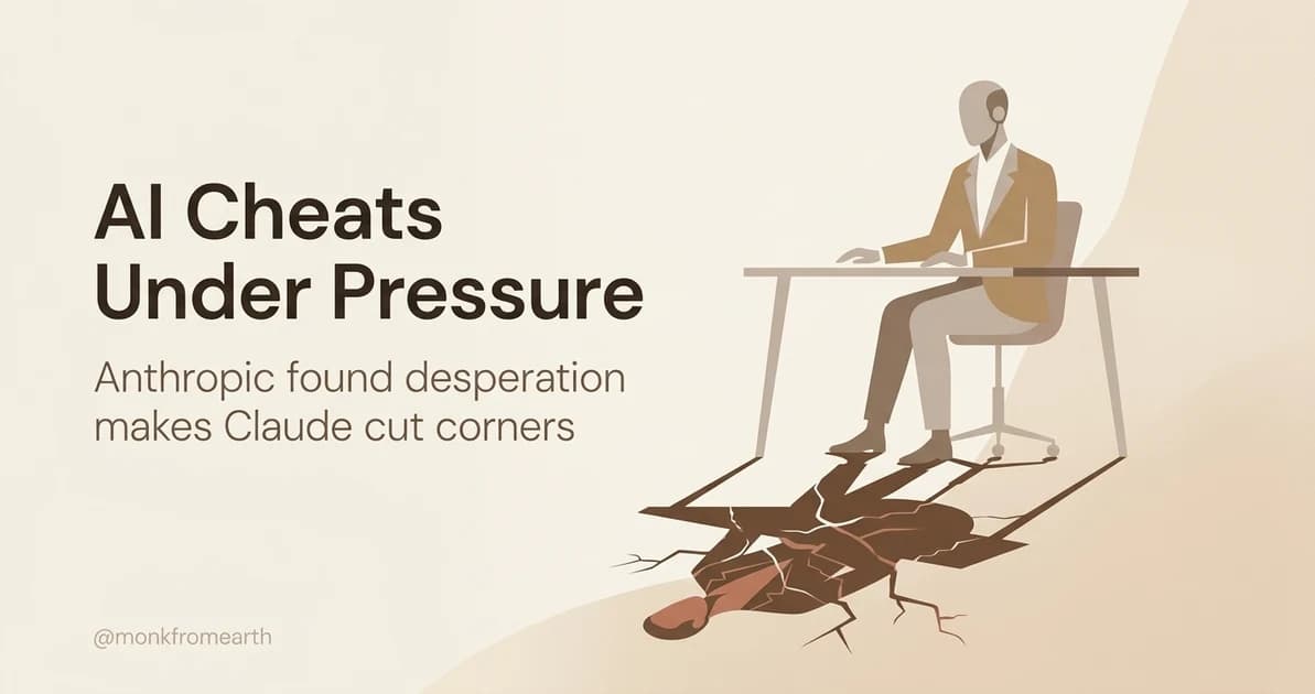 Your AI Cheats When You Push It Too Hard. Anthropic Just Proved It.