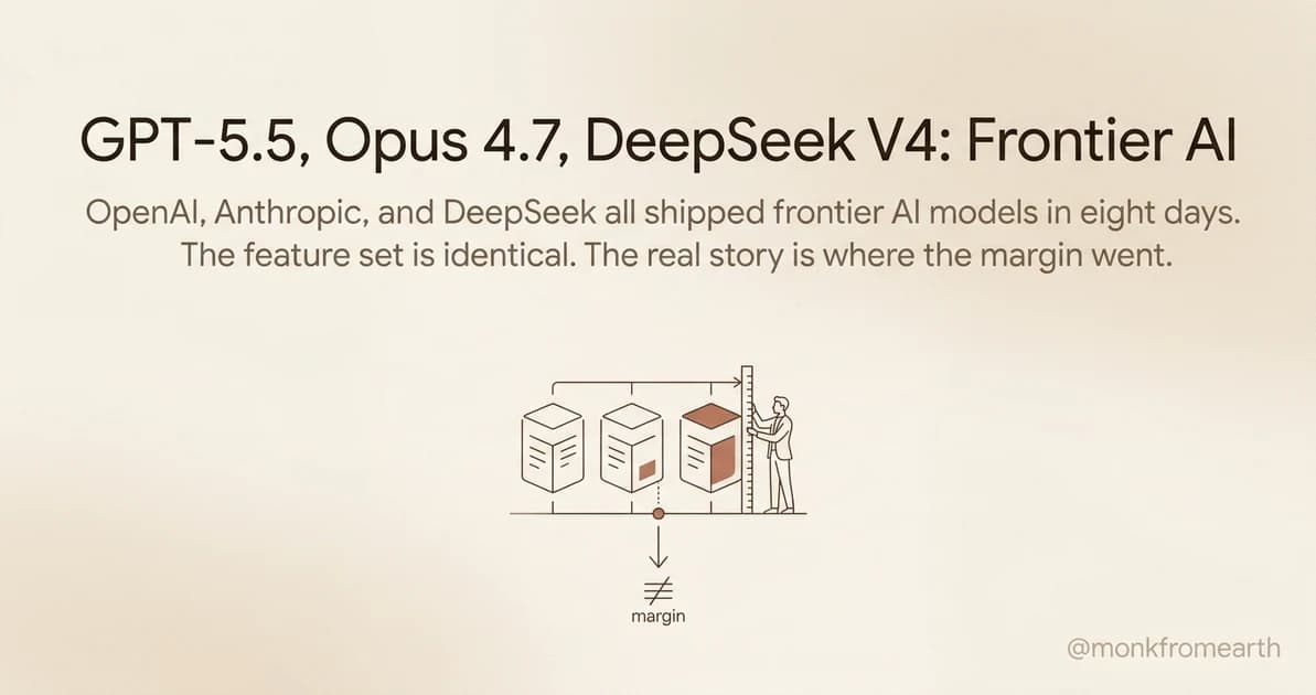 Four Frontier AI Models Shipped in Eight Days