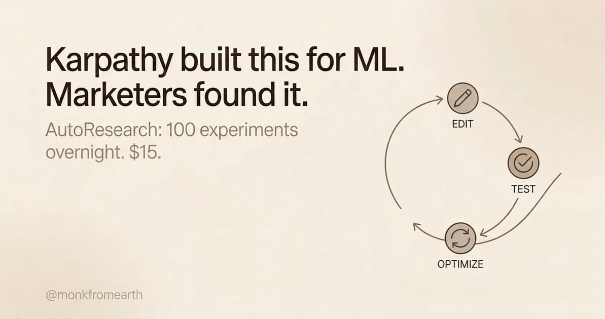 Karpathy's AutoResearch: How an ML Tool Became a Marketing Optimizer